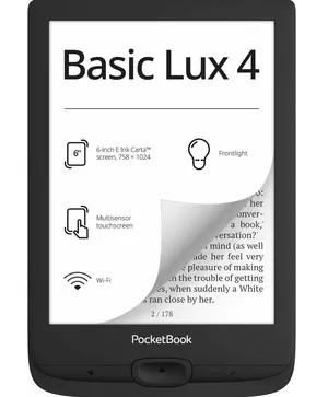 Электронная книга PocketBook 618 Basic Lux 4, черный Электронная книга PocketBook 618 Basic Lux 4, черный