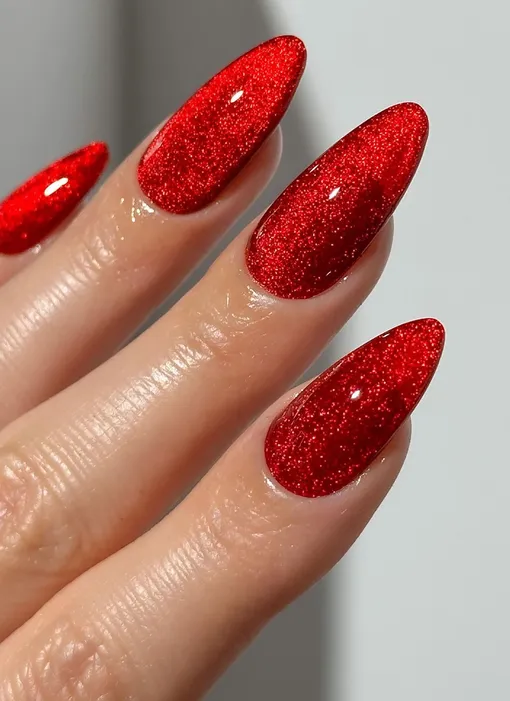 красный летний маникюр 2025 красный летний маникюр 2025