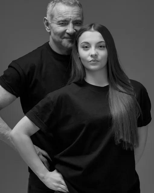 Максим Дрозд с 16-летней дочерью Софией Максим Дрозд с 16-летней дочерью Софией