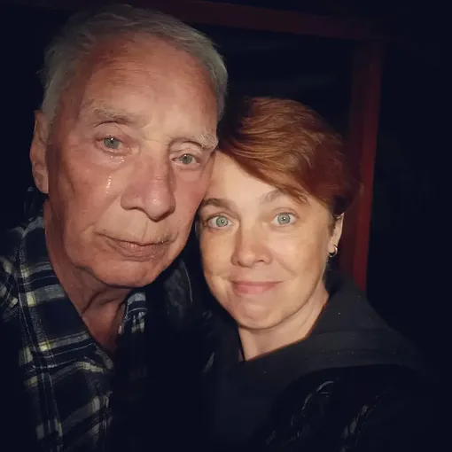 Ольга Чудакова с отцом