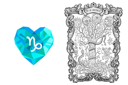 таро Туз пентаклей