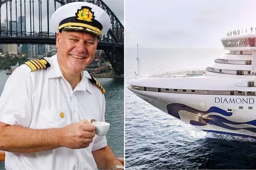 Скоропостижно скончался во время круиза 52-летний капитан лайнера Diamond Princess Микеле Бартоломеи Скоропостижно скончался во время круиза 52-летний капитан лайнера Diamond Princess Микеле Бартоломеи