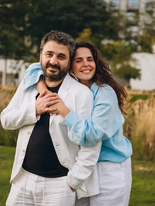 Супруги Сарик Андреасян и Лиза Моряк