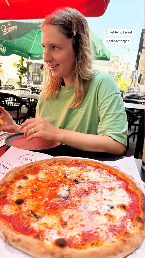 Полина Виторган живет в Тель-Авиве Полина Виторган живет в Тель-Авиве