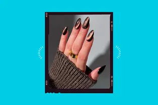 Черная икра: 5 роскошных дизайнов маникюра для новогодних праздников