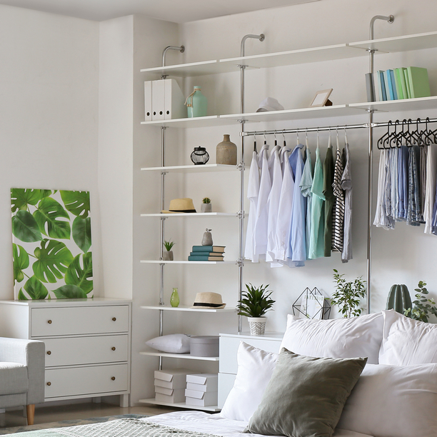 storing winter clothes without a dressing room