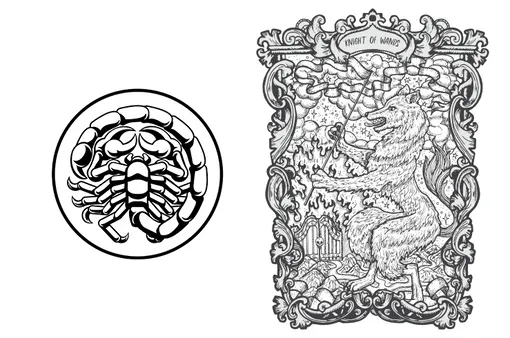 Карта Таро Рыцарь жезлов