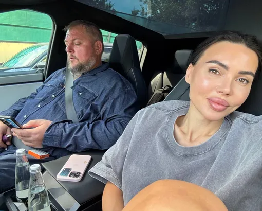 Оксана Самойлова с отчимом Оксана Самойлова с отчимом