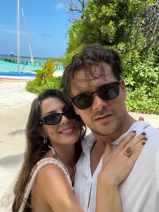 Милош Бикович с женой Иваной Малич Милош Бикович с женой Иваной Малич