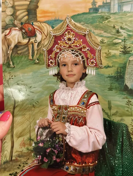 Стася Милославская в детстве