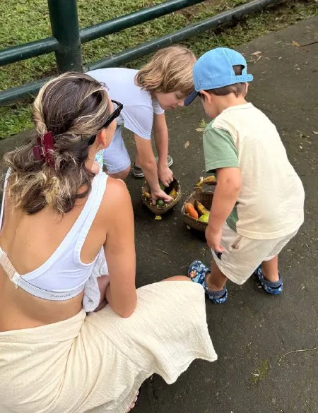 Регина Тодоренко с детьми