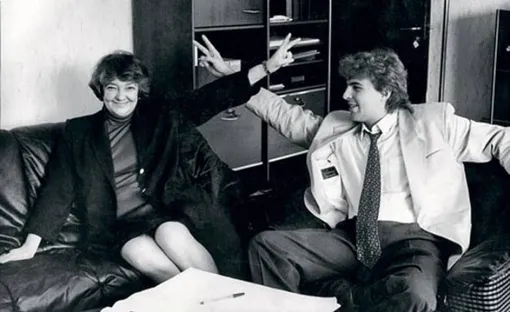 Ирена Лесневская и ее сын Дмитрий