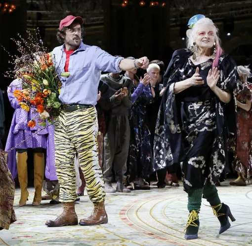 Вивьен Вествуд с супругом Андреасом Кронталером Вивьен Вествуд с супругом Андреасом Кронталером