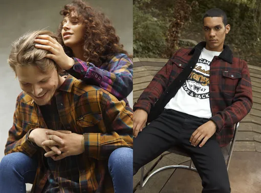 Клетчатая рубашка Wrangler — 6 140 рублей.