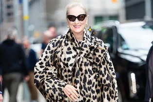 Мэрил Стрип показала, почему леопардовый принт идеален для женщин 50+