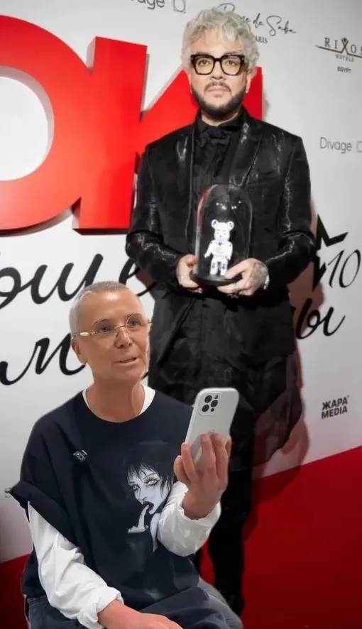 Лилии Рах нравится, когда Филипп Киркоров выбирает черно-белую цветовую гамму