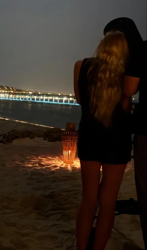 Лиза Пескова с мужем на Мальдивах