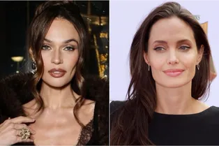 Алена Водонаева в платье с экстремальным разрезом повторила культовую позу Анджелины Джоли