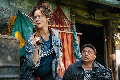 Ольга Лерман и Максим Лагашкин в сериале «Почти настоящий детектив»
