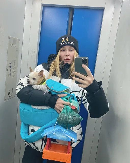 Анастасия делала кормушку для птиц