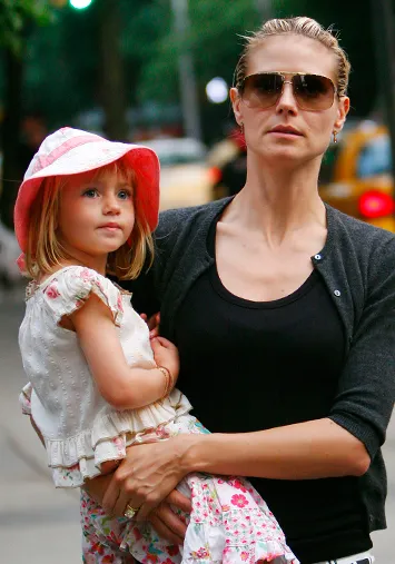 развод во время беременности хайди клум