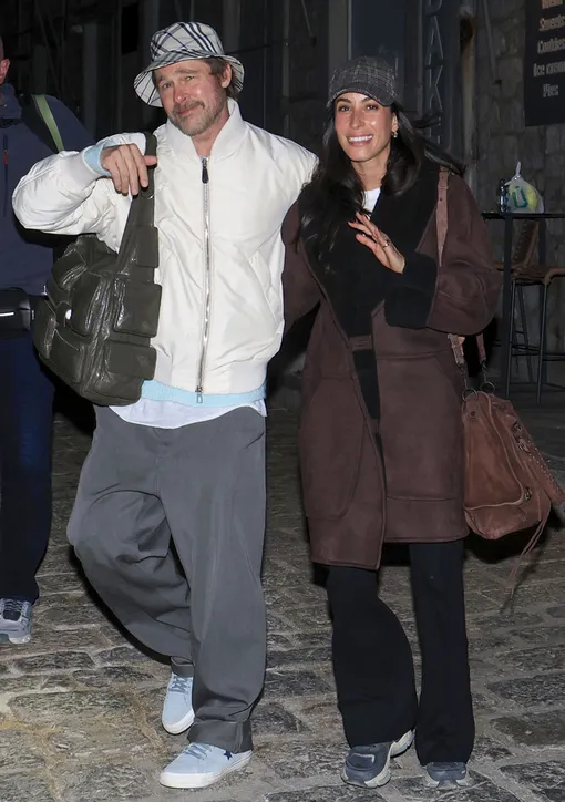 Брэд Питт и Инес де Рамон в Греции