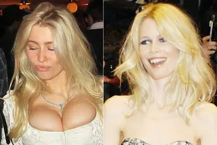 Дочь Клаудии Шиффер похвасталась полуобнаженной грудью в платье с рискованным декольте