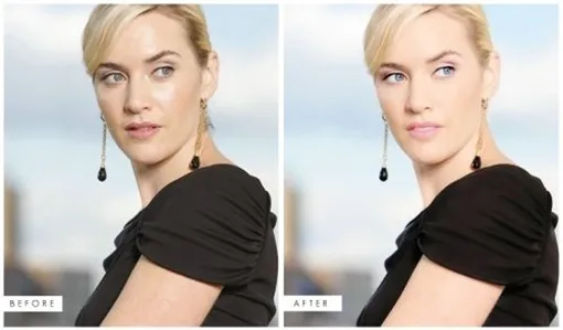 кейт уинслет фото до и после фотошопа кейт уинслет фото до и после фотошопа