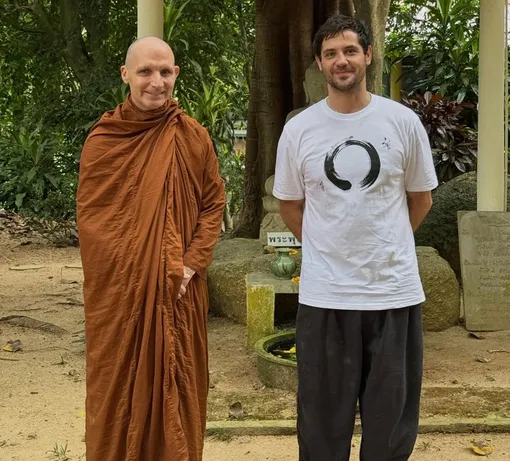 Марк Богатырев с наставником в Таиланде Марк Богатырев с наставником в Таиланде