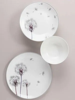 Сервиз Lefard «Dandelion», обеденный, на 6 персон, 18 предметов, фарфоровый