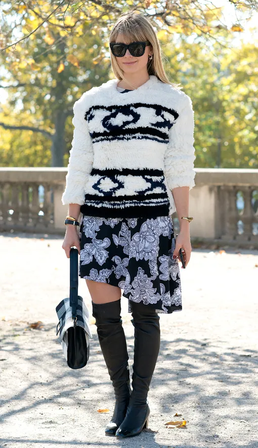 модная одежда с цветочным принтом