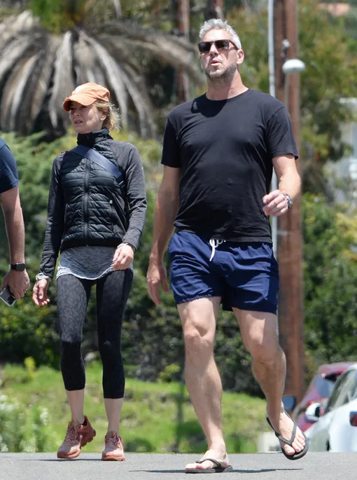 Рене Зеллвегер и Энт Анстед в Калифорнии