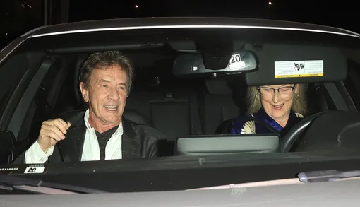 Мартин Шорт и Мерил Стрип после ужина в Санта-Монике