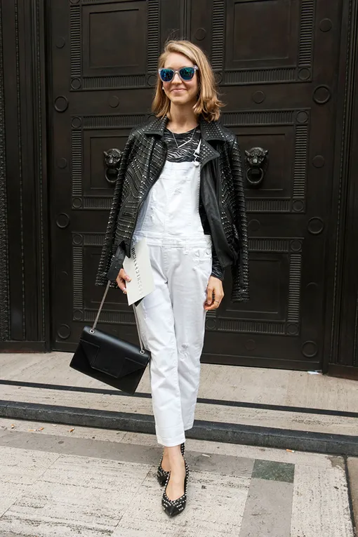 женская кожаная куртка осень зима 2015