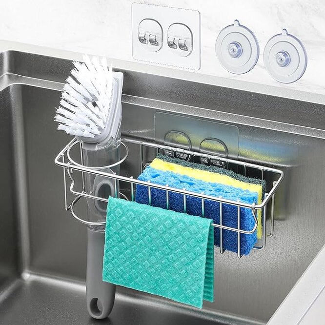 organization of the workspace at the sink