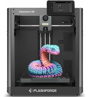 3D принтер FLASHFORGE Adventurer 5M，220 × 220 × 220 мм Рабочая область，600 мм/с Макс. скорость печати