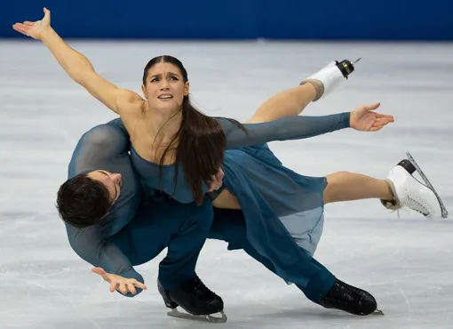 Гийом Сизерон и Лоранс Фурнье-Бодри на льду Олимпиады-2026
