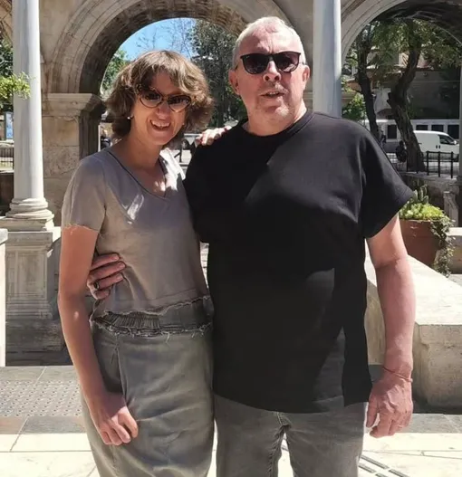 Супруги Эйнат Кляйн и Андрей Макаревич в Израиле