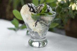 Рецепт домашнего мороженого с безе