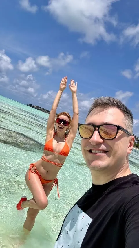 Марина Доможирова и Дмитрий Ульянов на отдыхе Марина Доможирова и Дмитрий Ульянов на отдыхе