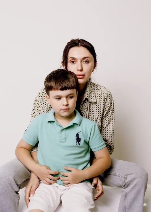 Ева Карицкая с сыном от Паши Техника Иваном