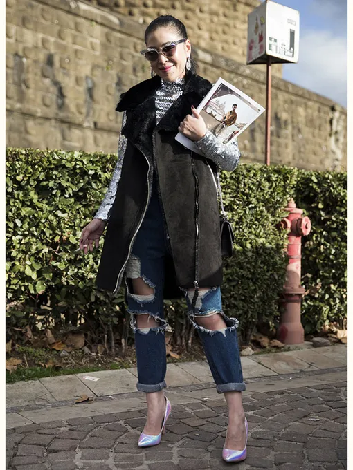 модные дубленки