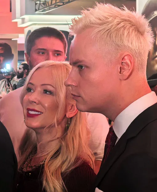 Екатерина Мизулина и Ярослав Дронов на премьере фильма «Август» в Москве