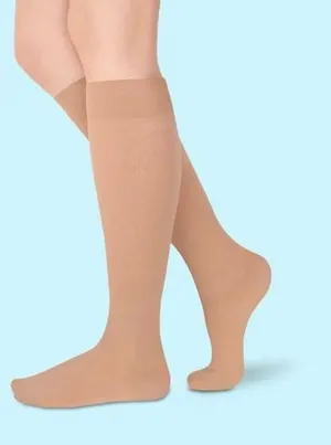 Гольфы Idealista Travel Socks ID-235 для путешествий противоварикозные, профилактические, Размер L/XXL, Карамель