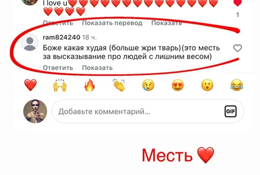 Хейтер оскорбил Алену Водонаеву