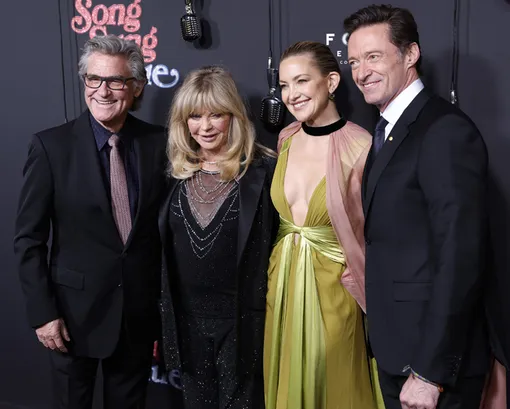 Курт Рассел, Голди Хоун, Кейт Хадсон и Хью Джекман