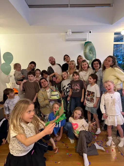 Многодетная мать устроила вечеринку для именинника