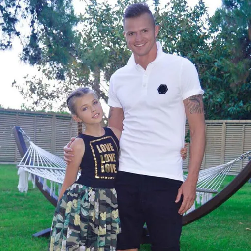 Дмитрий Тарасов со старшей дочерью Дмитрий Тарасов со старшей дочерью