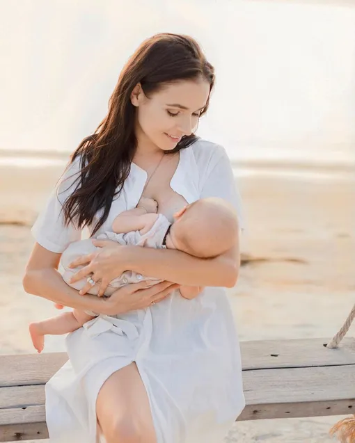 Телезвезда с младшим сыном Теодором