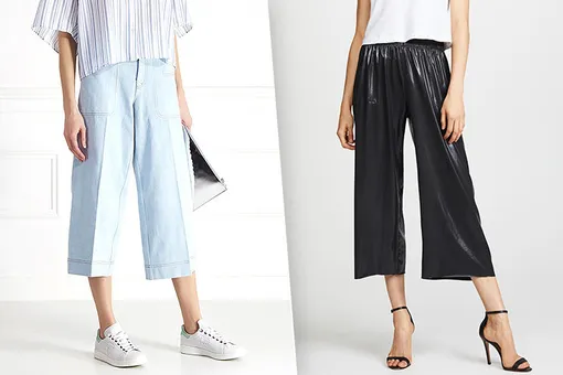 На свидание и вечеринку: 6 стильных пар брюк-кюлотов